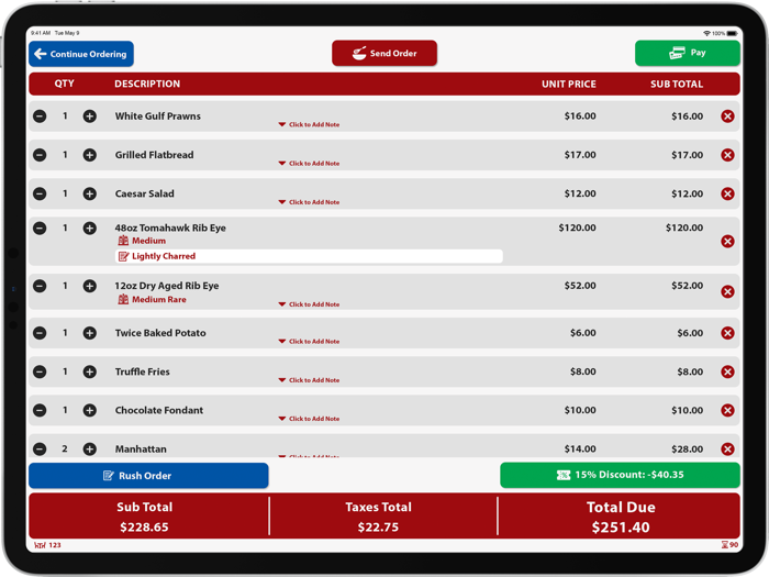Aldelo Restaurant Kiosk