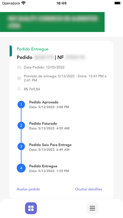 Cadê meu pedido Screenshot