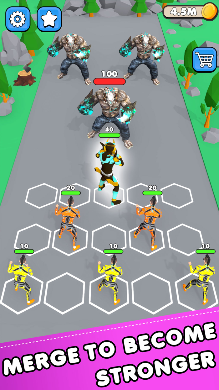 Merge Master Superhero Battle