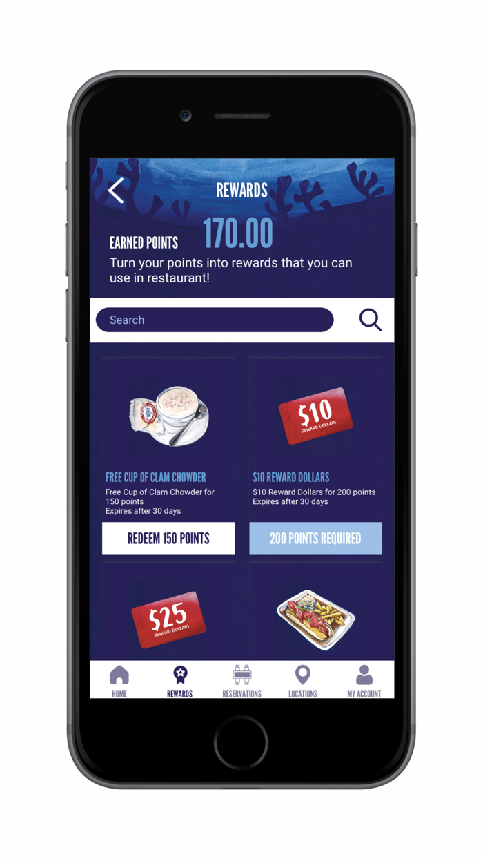 Legal Sea Foods Net Rewards