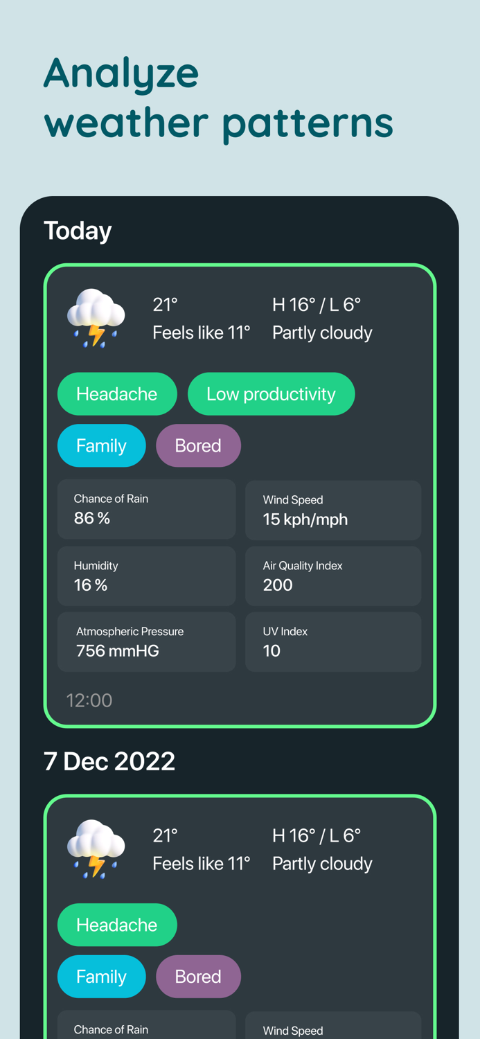 WeatherMind Health and Forecast