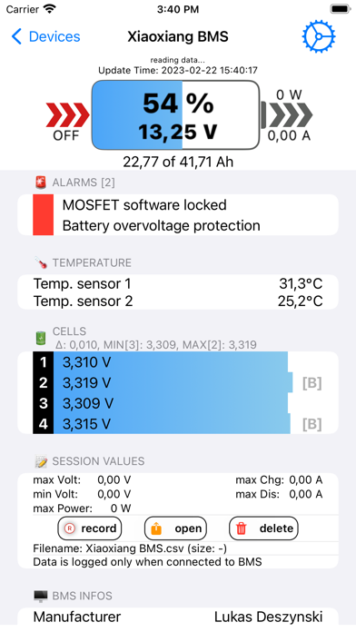 Screenshot #2 pour BMS Tool