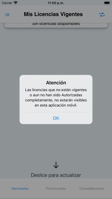 Licencia Digital DGAC Screenshot
