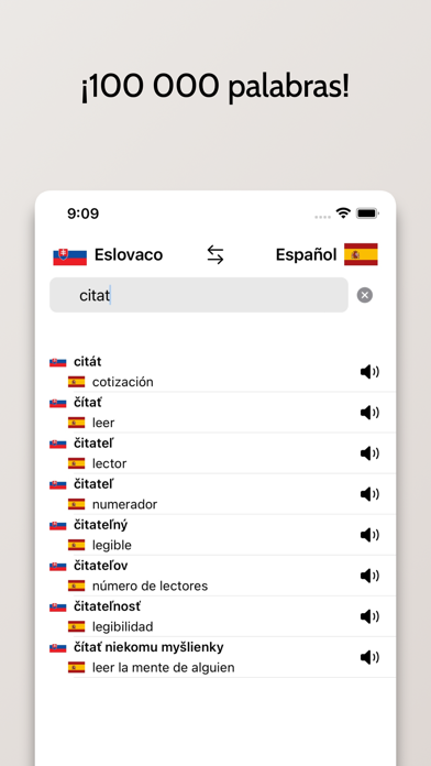 Diccionario Eslovaco-Español Screenshot
