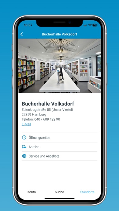Bücherhallen Screenshot