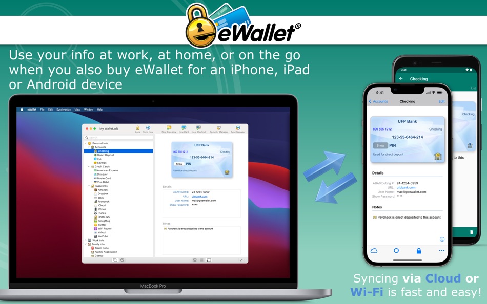 #9. eWallet (macOS) بواسطة: Ilium Software, Inc.