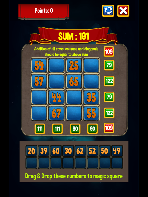 Screenshot #5 pour Infinite Magic Square Puzzle