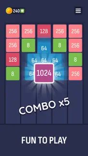 How to cancel & delete x2 puzzle: number merge 2048 1