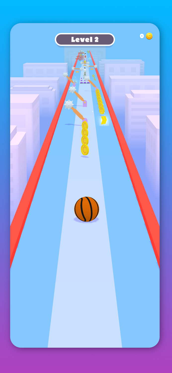 Basketball Roll 3D