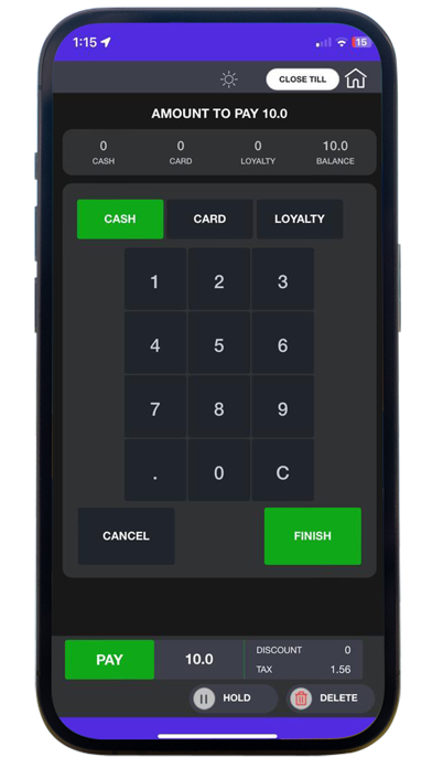 Delta Point of Sale Screenshot