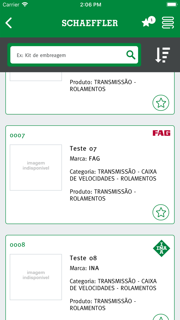 Schaeffler – Catálogo
