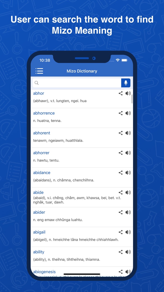 Mizo Dictionary  Translator