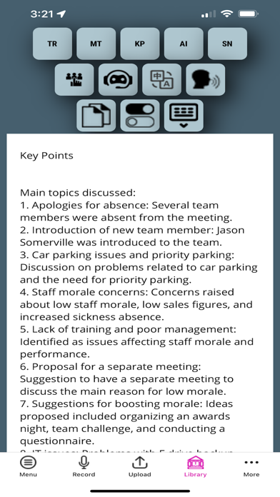 Laconic Meeting iPhone screenshot 4 - Business app