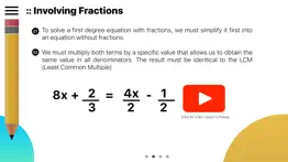 first degree equation (ax+b=c) problems & solutions and troubleshooting guide - 3