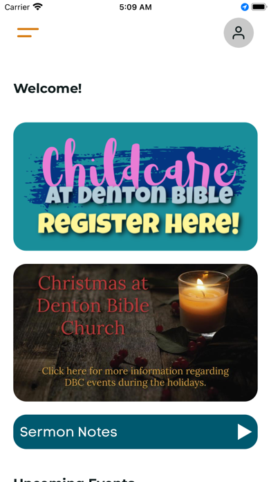 Denton Bible Church Screenshot