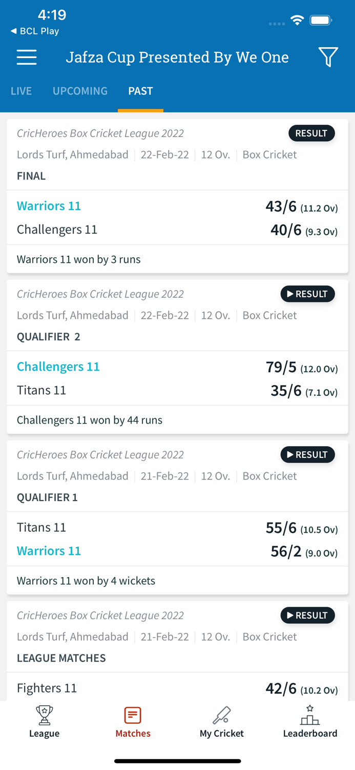 Jafza Cup Presented By We One