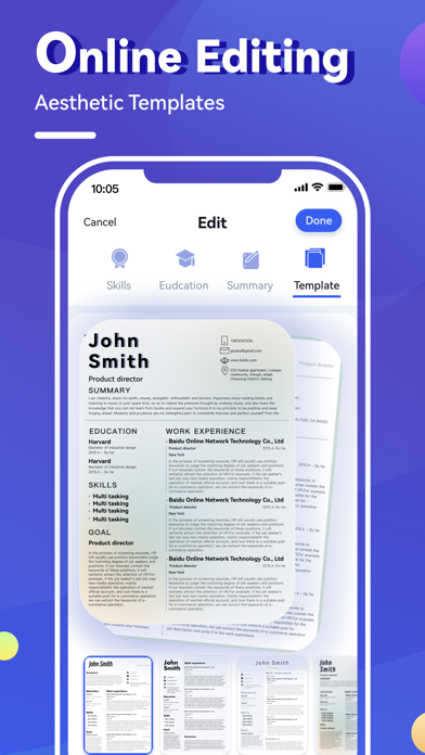 Resume Creator: CV Resume Make Screenshot