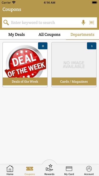 Gold Eagle Market Rewards Screenshot