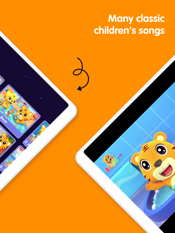 Barry Tiger TV-Nursery Rhymes iPad screenshot 4 - Education app