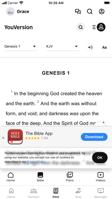 Grace Bible Baptist Screenshot