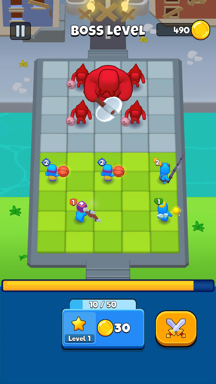 Merge Battle - Auto Arena