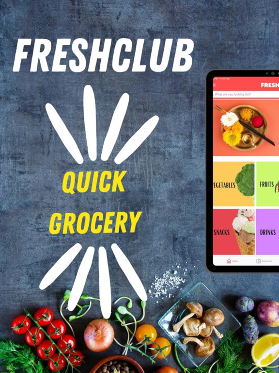 Screenshot #4 pour Freshclub: Quick Grocery