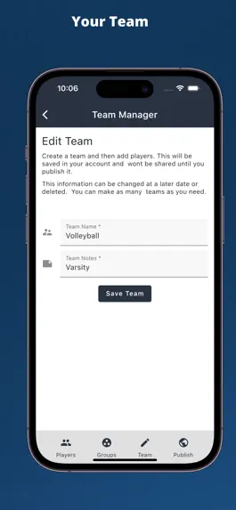 Game screenshot Team Sheets hack