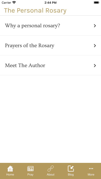Personal Rosary Screenshot