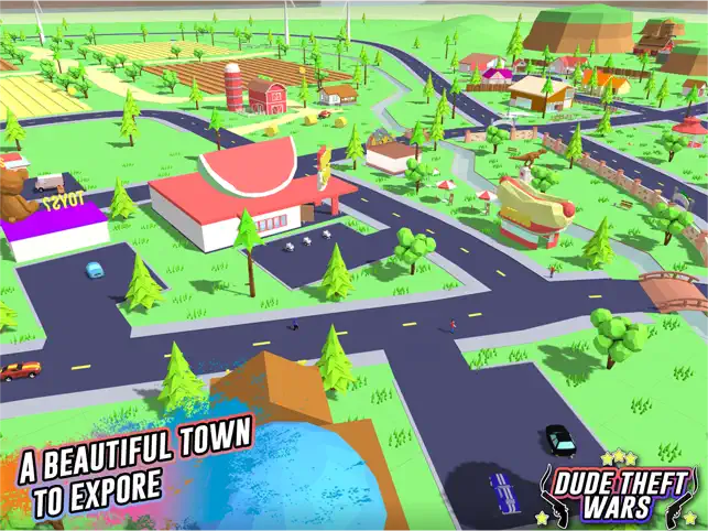 Screenshot 4 Dude Theft Wars FPS Open World iphone
