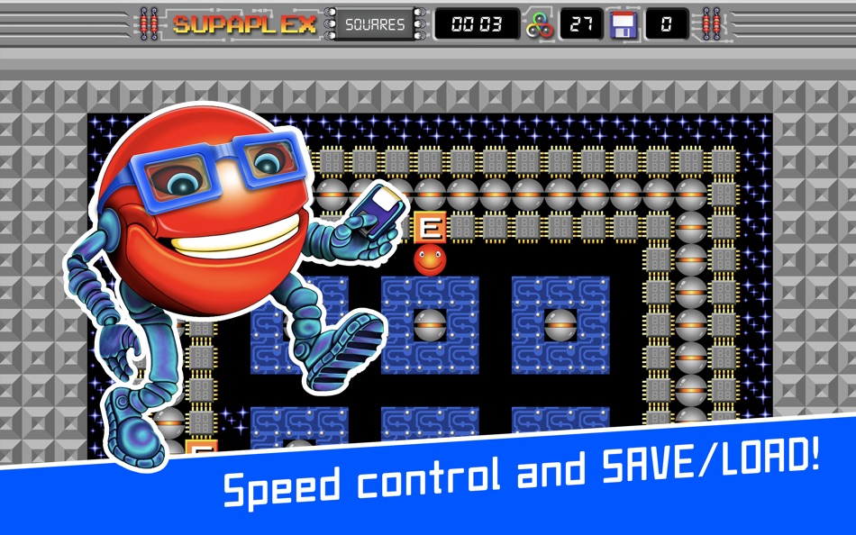 #5. Supaplex SQUARES (macOS) 由: Danila Gorozhanin