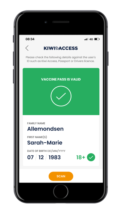 Kiwi Access Verifier Screenshot 4 - AppWisp.com Kiwi Access Verifier Screenshot 4 - AppWisp.com