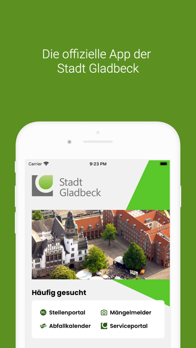 Gladbeck-App Screenshot