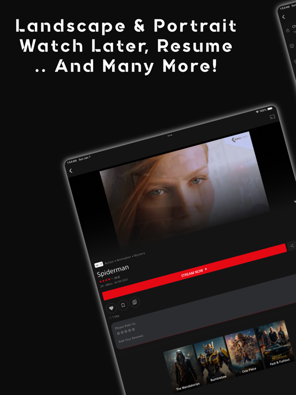 Maria - Movies & Live Stream iPad screenshot