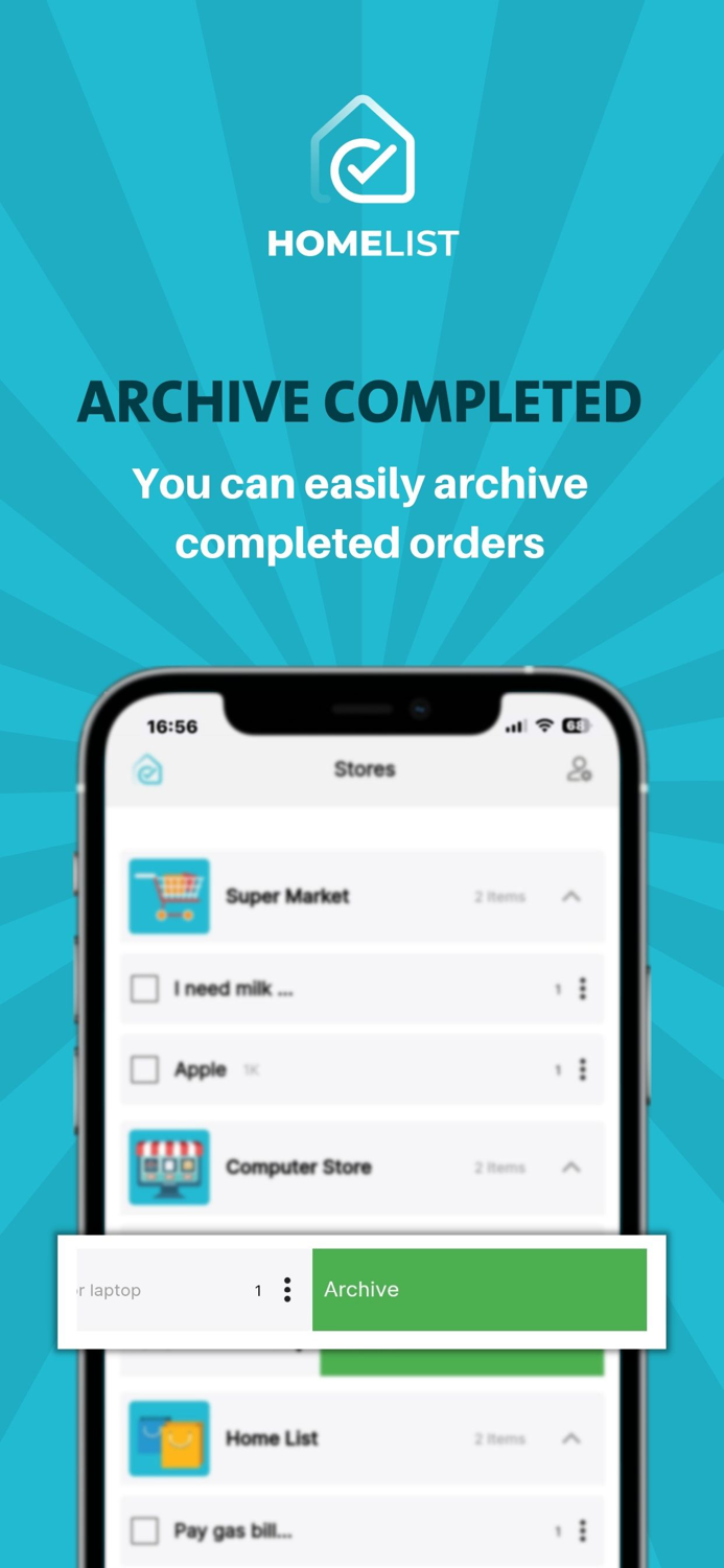 HomeList - Smart Checklists