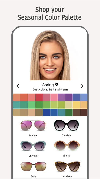 Velvet Eyewear Screenshot