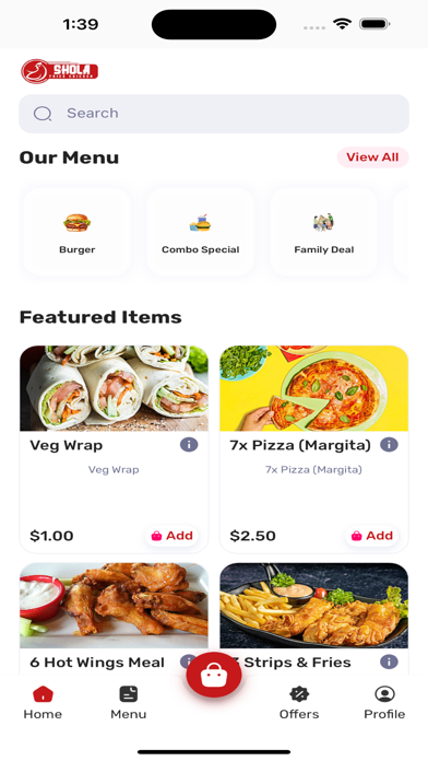 Screenshot 2 of Shola Chicken App