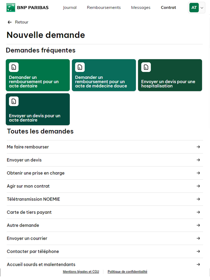 BNP Paribas Protection Santé