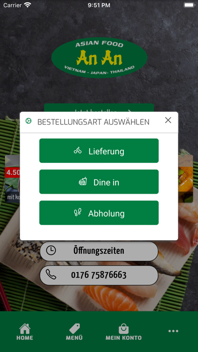 Asia Food An An Screenshot