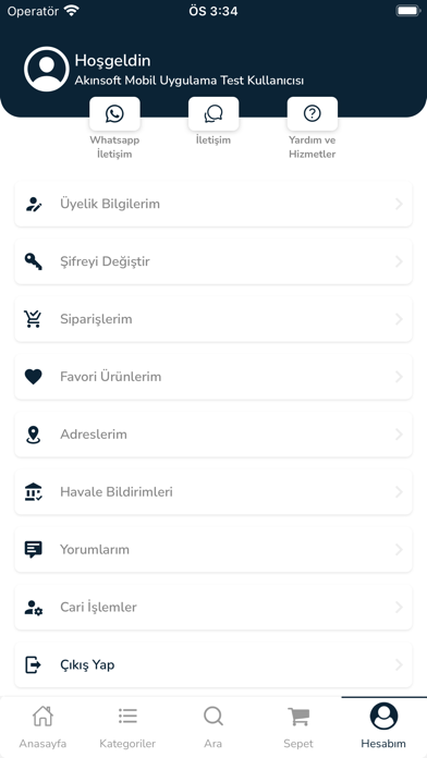 Hepsimobile Screenshot