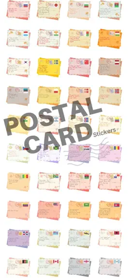 Game screenshot Postal card stickers apk