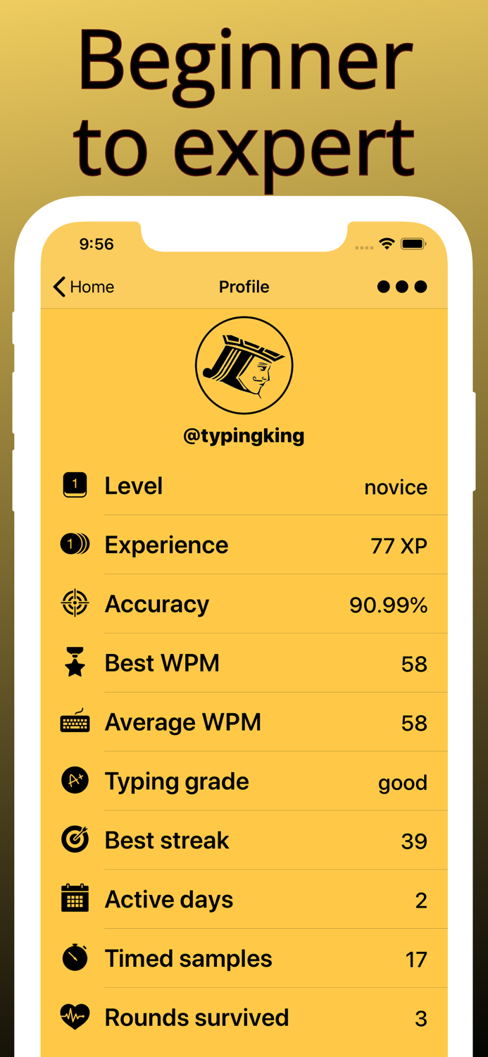 Typing Practice - Royalty