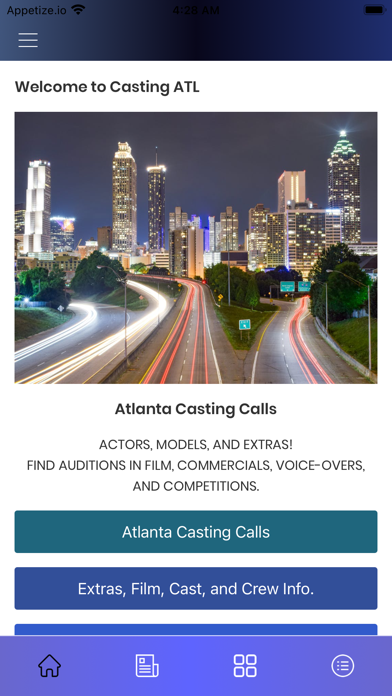 Screenshot 1 of Casting ATL Casting Call Jobs App