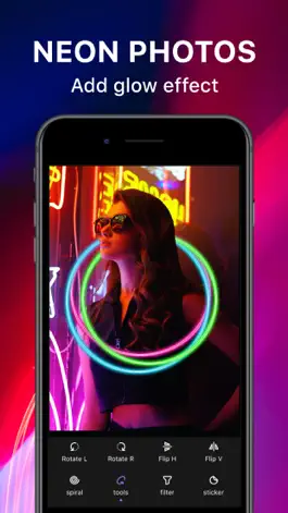 Game screenshot AI Neon Effect - Neon Art mod apk