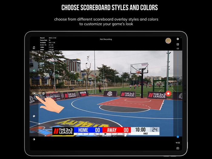 BT Basketball Camera