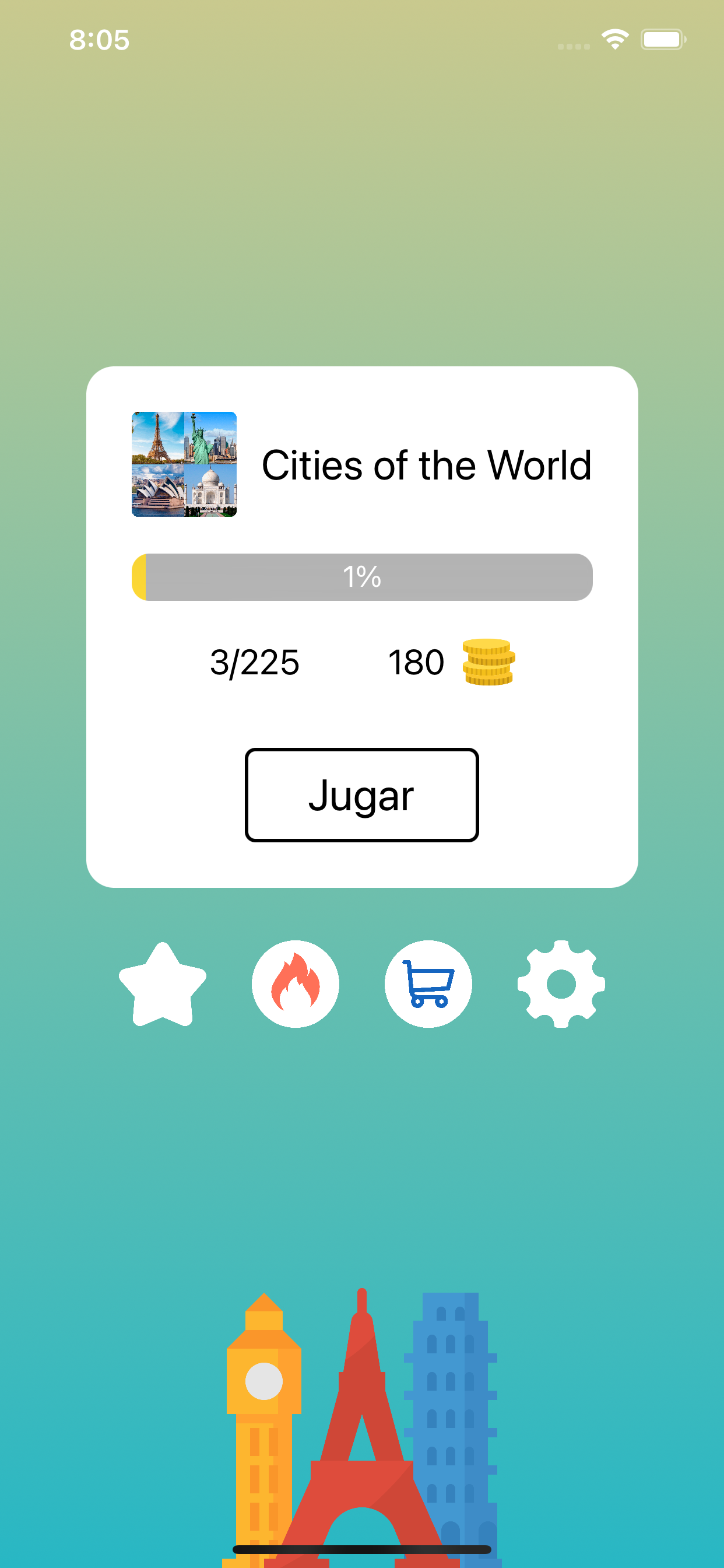 Ciudades del mundo: Geo Trivia