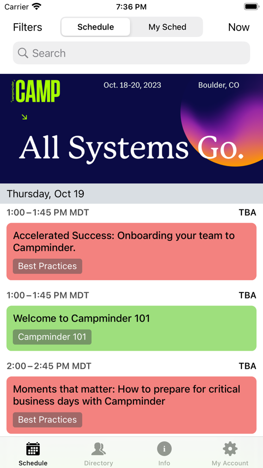 #1. CMC10 (iOS) By: CampMinder, LLC