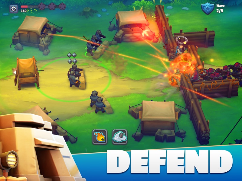 GUNS UP ! Mobile War Strategy screenshot 9