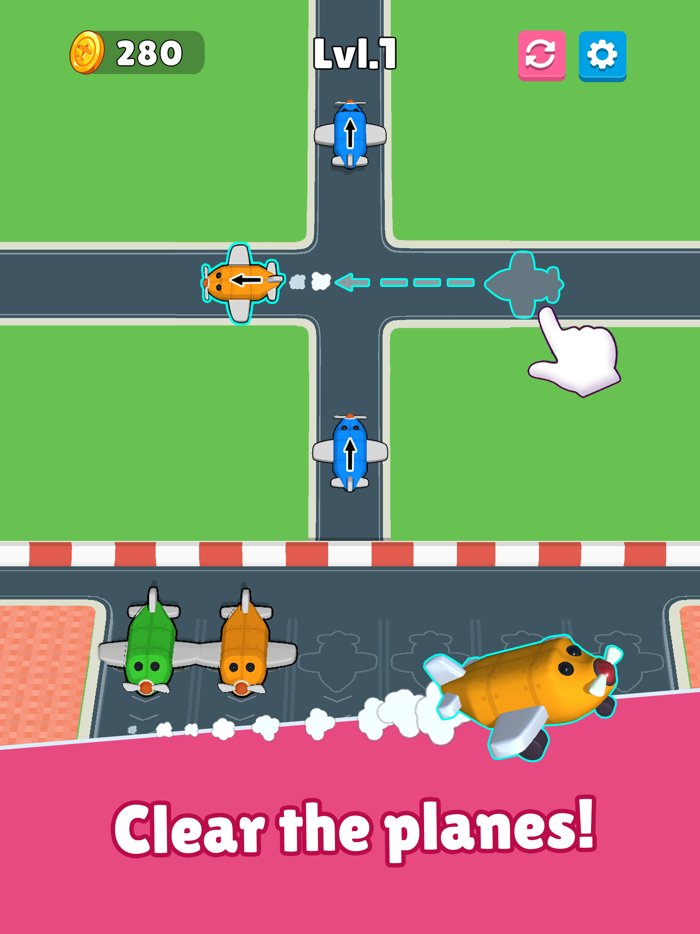 Air Traffic Escape Match 2