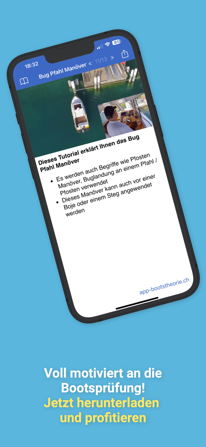 Zehn Hafenmanöver - Motorboot