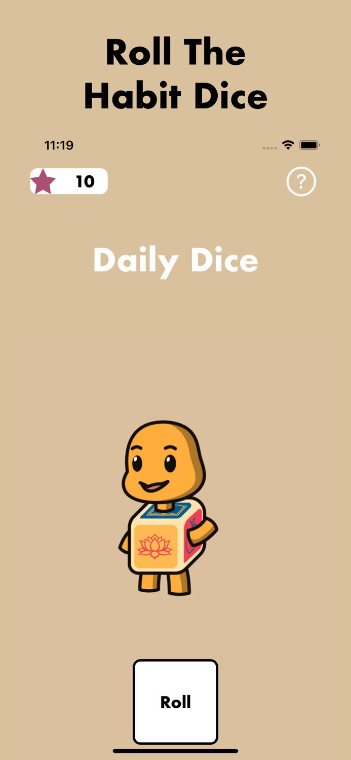 Daily Dice Habit Tracker